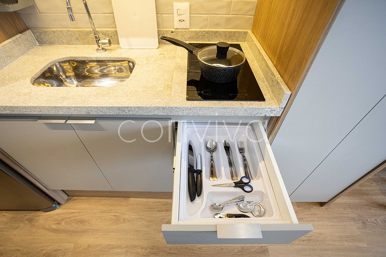 FYPZ0210 Perdizes c/ 02 camas + Home Office | Wifi