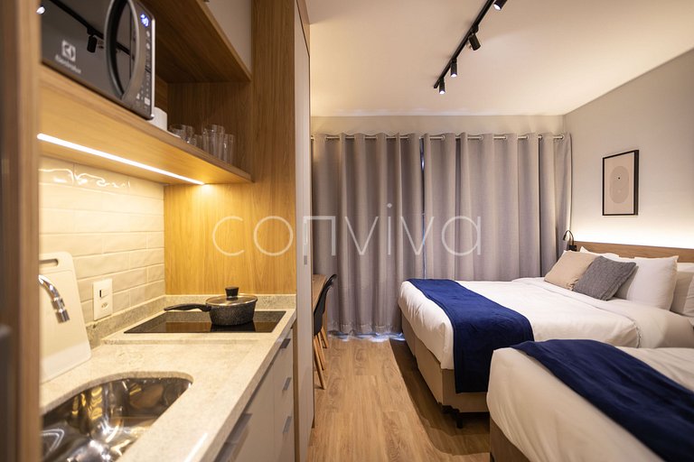 FYPZ0210 Perdizes c/ 02 camas + Home Office | Wifi