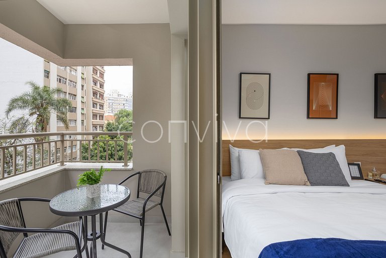 FYPZ0210 Perdizes c/ 02 camas + Home Office | Wifi