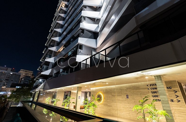 VNOF1620 16º andar na Oscar Freire | Piscina +Wifi