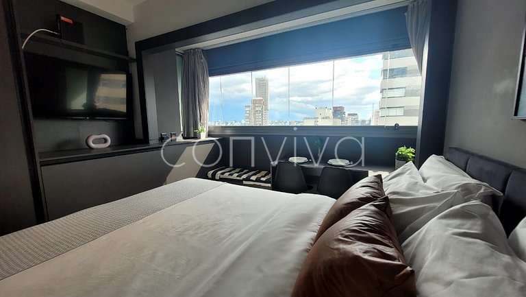 VNOF1620 16º andar na Oscar Freire | Piscina +Wifi