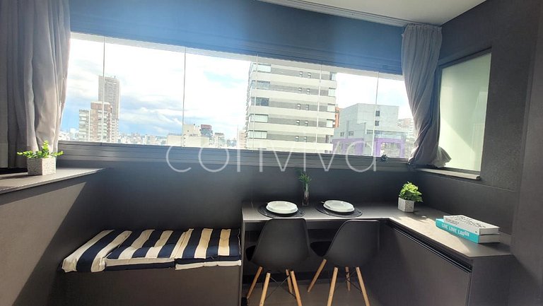 VNOF1620 16º andar na Oscar Freire | Piscina +Wifi