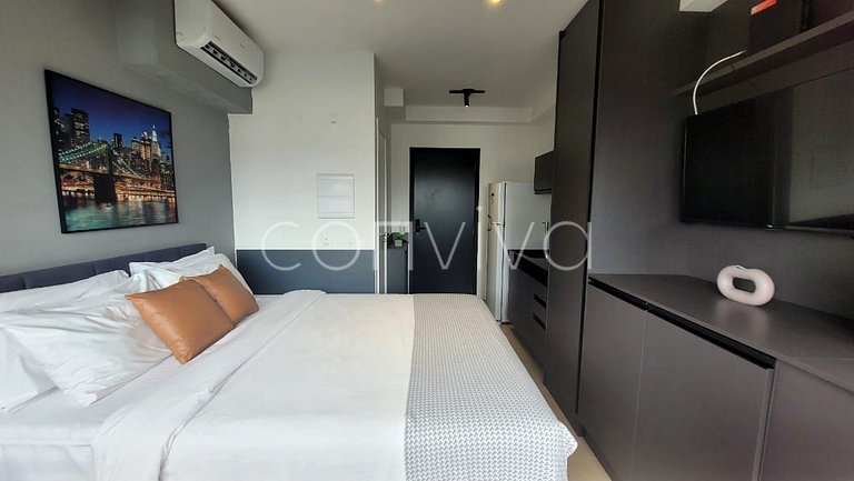 VNOF1620 16º andar na Oscar Freire | Piscina +Wifi