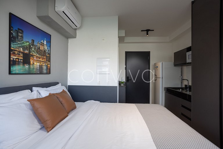 VNOF1620 16º andar na Oscar Freire | Piscina +Wifi