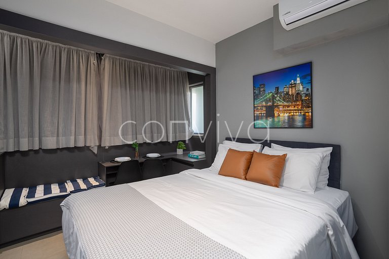 VNOF1620 16º andar na Oscar Freire | Piscina +Wifi