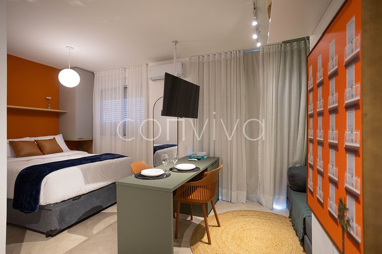 COMP0220 Apê moderno para 04 hóspedes em Moema