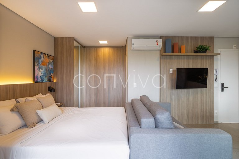 PLT098 Vista incrível no 9º | Tatuapé | 4 hóspedes