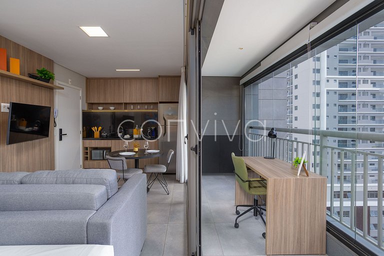 PLT098 Studio w/ incredible view on the 9th floor