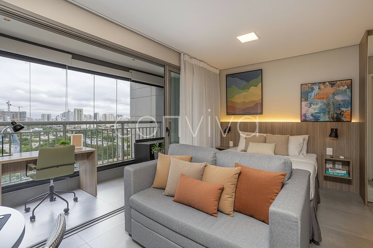 PLT098 Studio w/ incredible view on the 9th floor