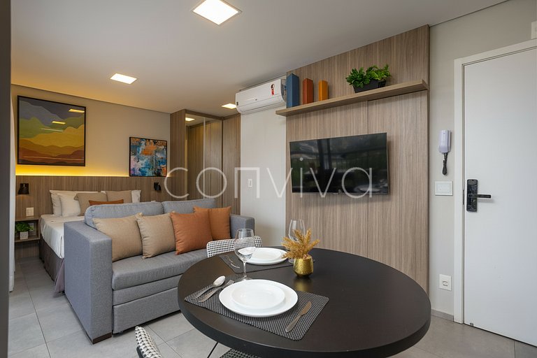 PLT098 Vista incrível no 9º | Tatuapé | 4 hóspedes