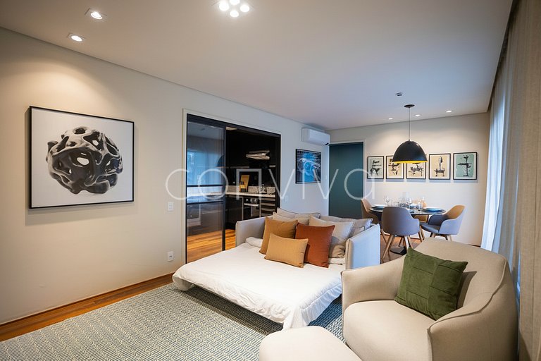 VO42 Apartamento exuberante na Vila Olímpia