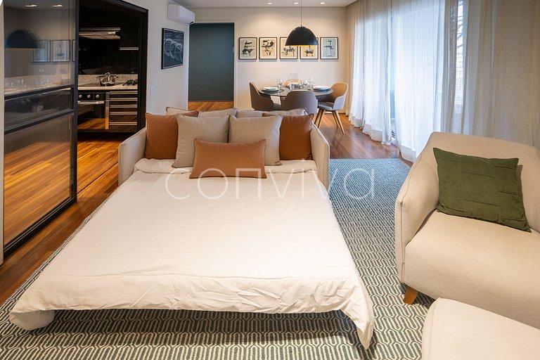 VO42 Apartamento exuberante na Vila Olímpia