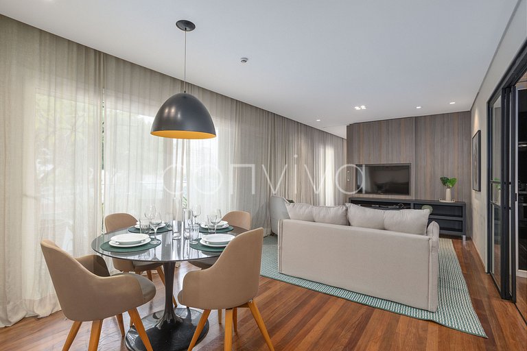 VO42 Apartamento exuberante na Vila Olímpia