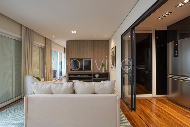 VO42 Apartamento exuberante na Vila Olímpia