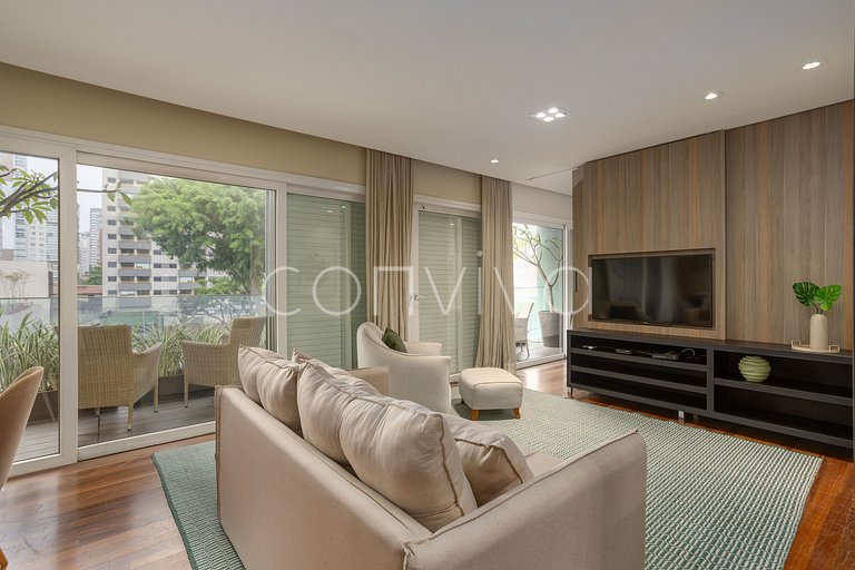 VO42 Apartamento exuberante na Vila Olímpia