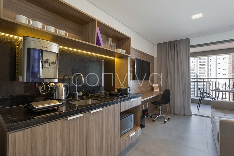 PLT0115 Studio completo p/ 04 hospedes | 11º andar