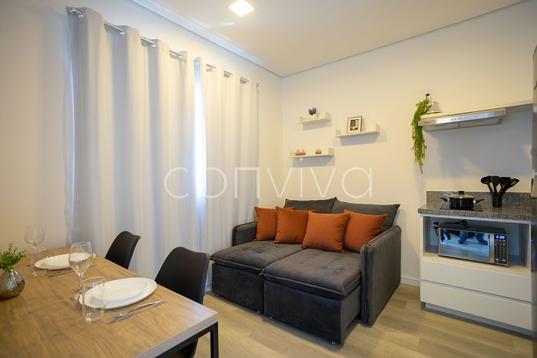 AD1001 Apto novo na Berrini prox. Consulado EUA