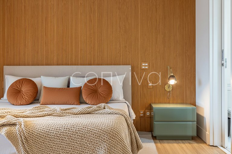 FI185 Forma Itaim Premium: Cama King | 90m² | 2 vagas