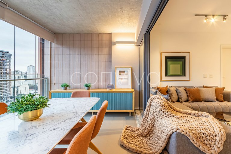 FI185 High standard 90m² apartment in Itaim