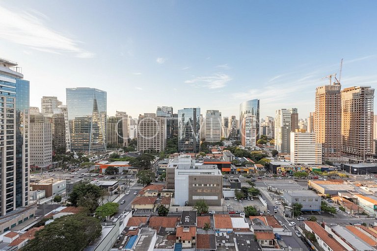 FI185 Vista do Itaim Bibi | Cama King | 90m²