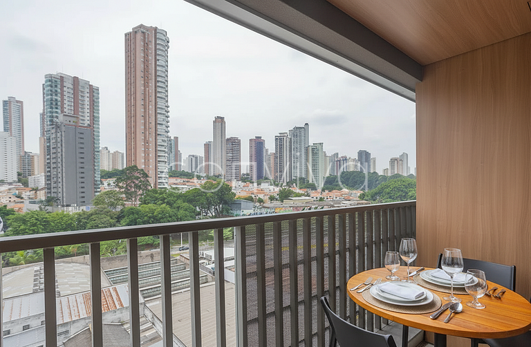 LUM0812 Studio c/ ar-condicionado, Wi‑Fi | Tatuapé