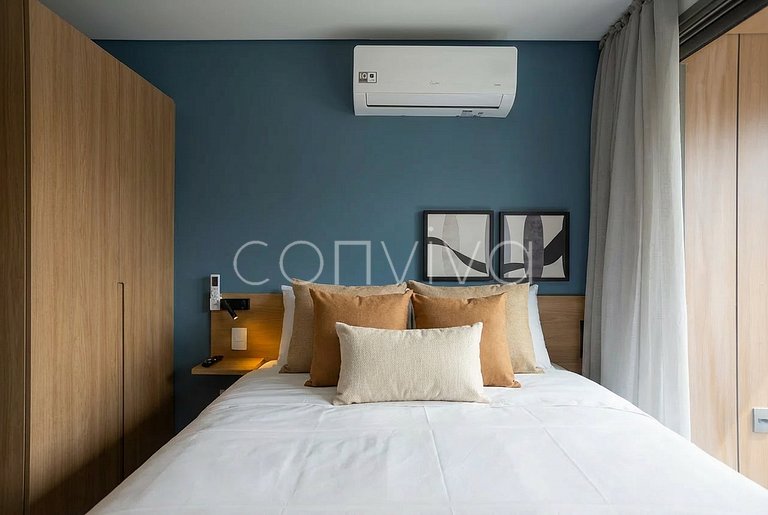 LUM0705 Apto c/ varanda e lazer no Anália Franco