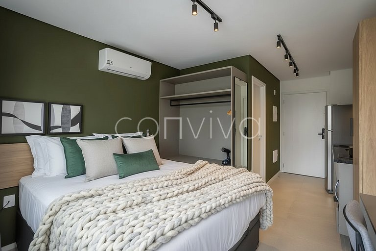 LUM1312 Apto funcional c/ varanda e WiFi | Tatuapé