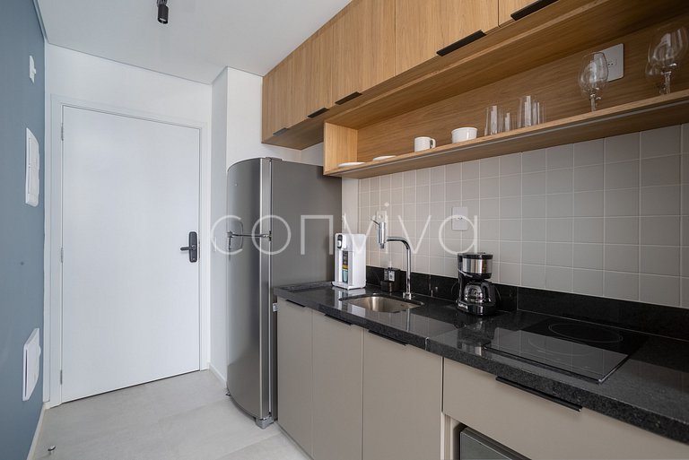 LUM1317 Apt novo confortável c/ piscina e academia