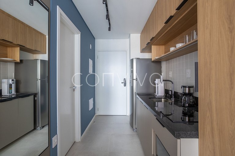 LUM1317 Apt novo confortável c/ piscina e academia