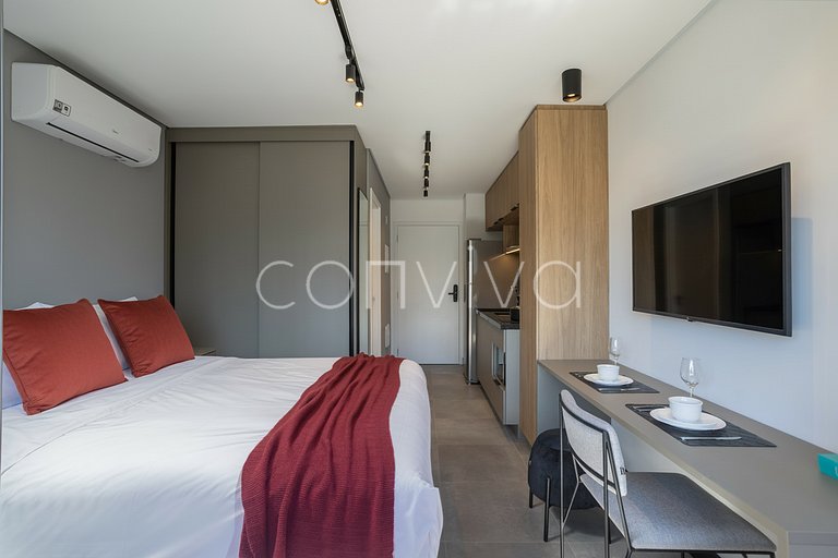 LUM1008 Ap moderno c/ varanda e lazer em São Paulo