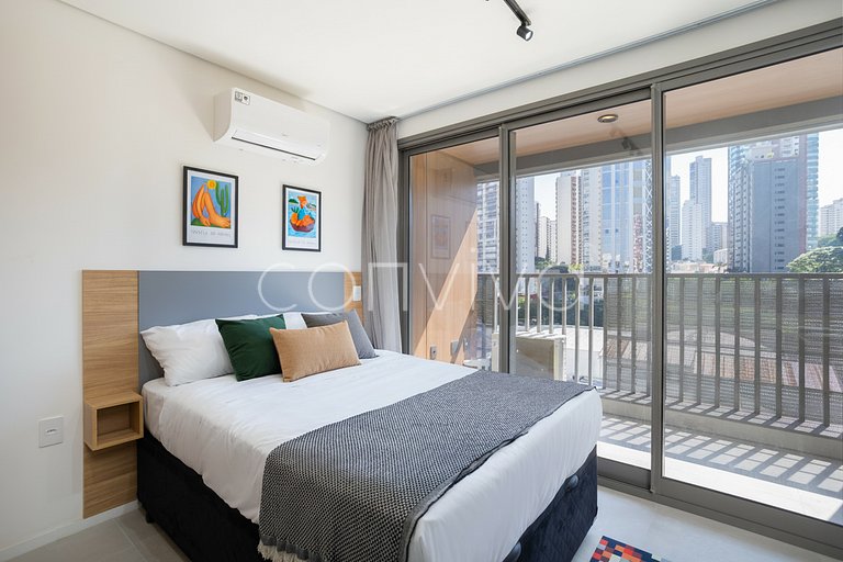 LUM0820 Studio novo c/ academia e piscina SP