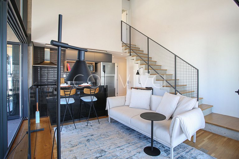 HI101 Duplex no Huma Itaim | 02 quartos