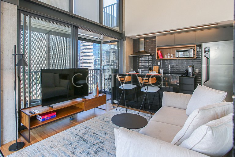 HI101 Duplex no Huma Itaim | 02 quartos