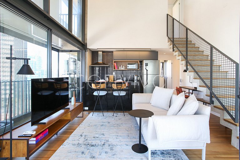 HI101 Duplex no Huma Itaim | 02 quartos