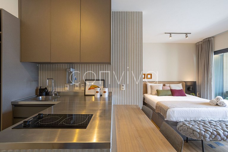 FI016 Apartamento moderno no Forma Itaim