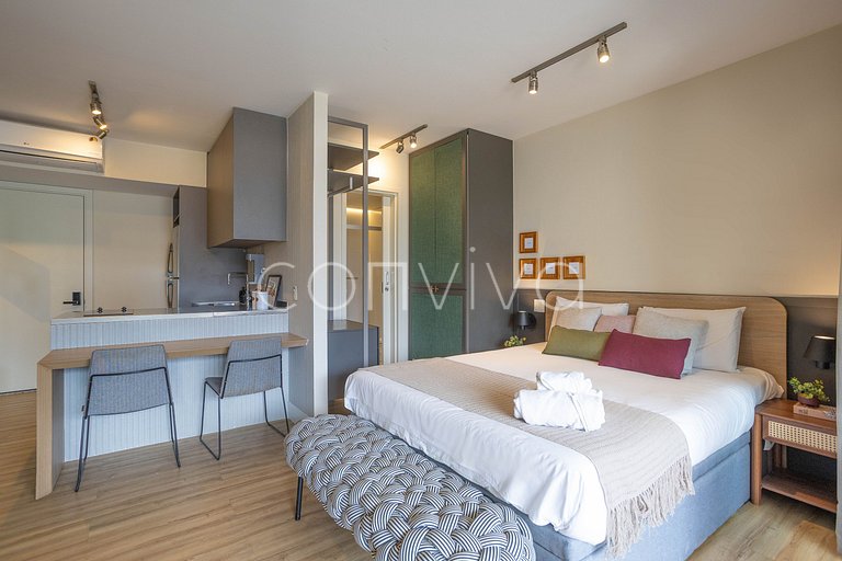 FI016 Apartamento moderno no Forma Itaim