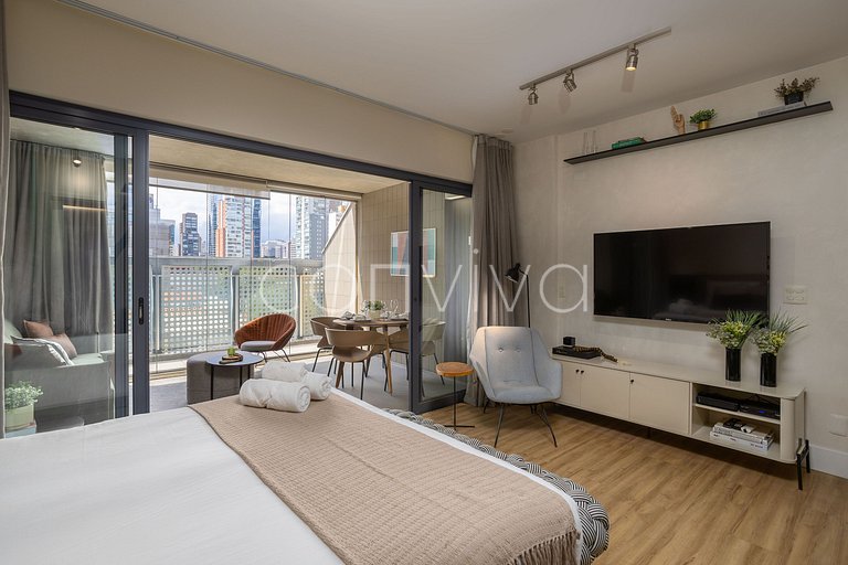 FI016 Apartamento moderno no Forma Itaim