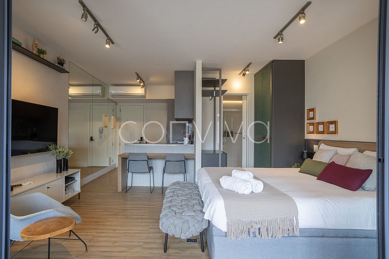 FI016 Apartamento moderno no Forma Itaim