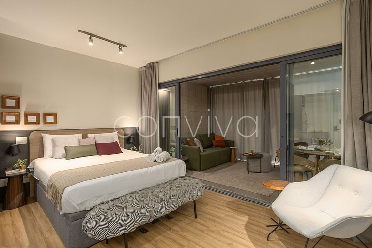 FI016 Apartamento moderno no Forma Itaim