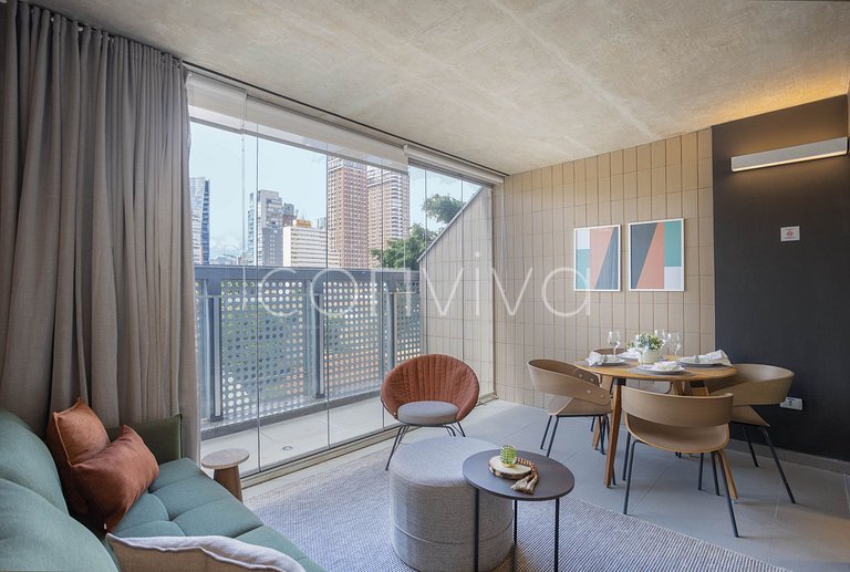 FI016 Apartamento moderno no Forma Itaim