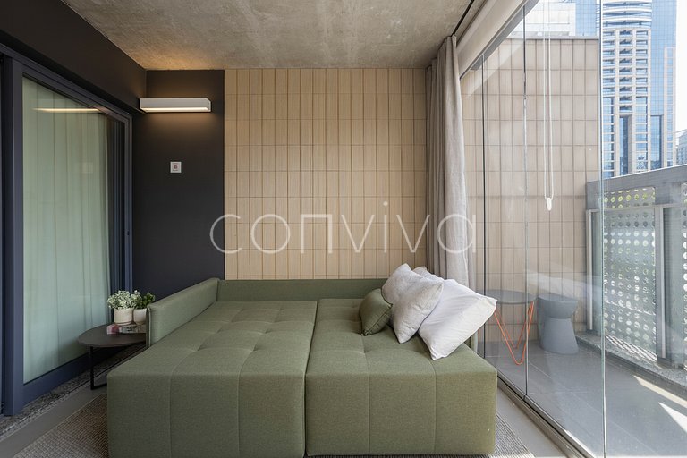 FI016 Apartamento moderno no Forma Itaim