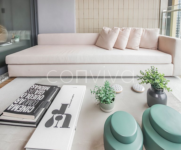 FI094/104 Forma Itaim: Duplex with city view, 92m² for up to