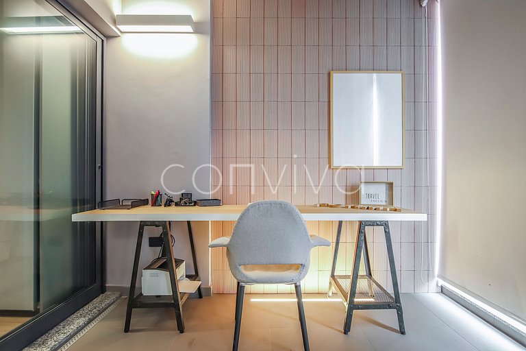 FI094/104 Forma Itaim: Duplex with city view, 92m² for up to