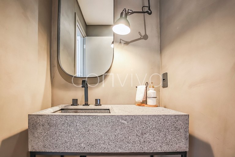 FI094/104 Forma Itaim: Duplex vista cidade c/ 92m² p/ 04 hós