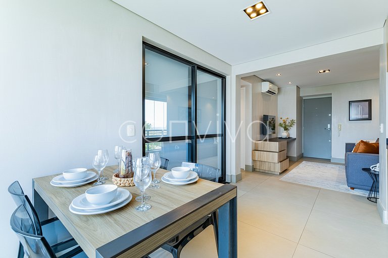 VNCA1101 Apto de 02 quartos na Vila Olímpia + vaga
