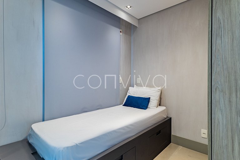 VNCA1101 Apto de 02 quartos na Vila Olímpia + vaga