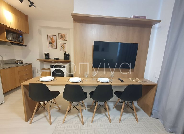 COMP0217 Apê moderno para 04 hóspedes em Moema