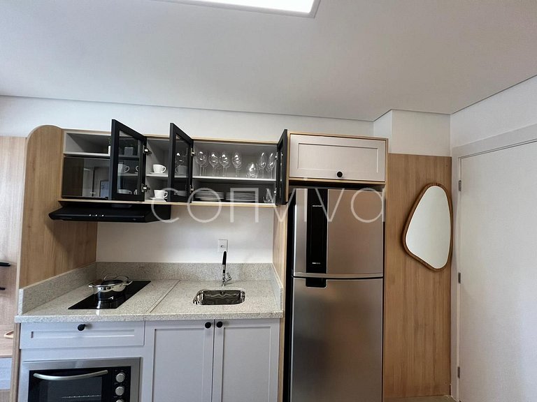 NPD1209 Novo: Apto na Vila Mariana c/ ar e Wi-Fi