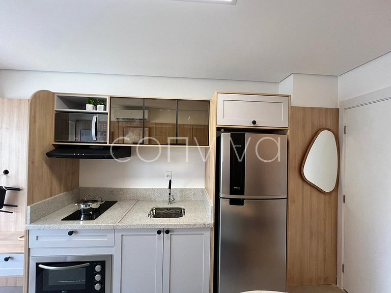 NPD1209 Novo: Apto na Vila Mariana c/ ar e Wi-Fi