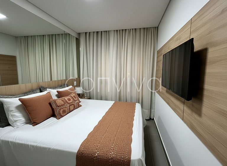 NPD1209 Novo: Apto na Vila Mariana c/ ar e Wi-Fi